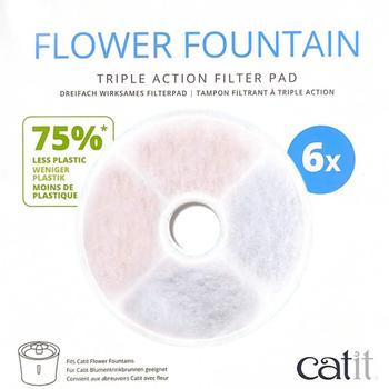 Filter til Catit Senses 2.0 Vannfontene - 6stk (59-H43739)