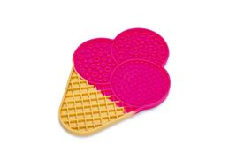  Slikkematte Iskrem, Rosa - 21cm