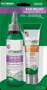 Vet's Best Ear Relief Vask og Tørk (49-V10803-12p)