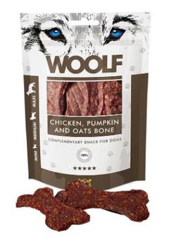 Woolf Woolf Oats Bone Kylling, Gresskar og Havre - 100g (03-1016)