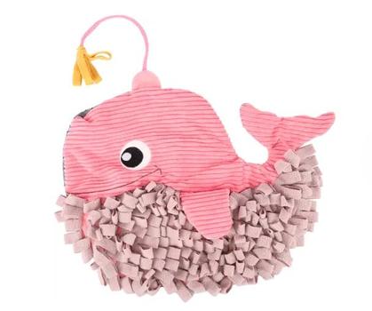 Hval Snusematte til Valp, Rosa - 38cm (14-523695)