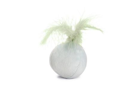  Rizo Ball med Fjær til Kattunge, Mint - 5cm