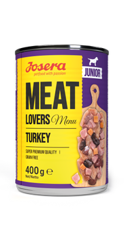Josera Meat Lovers Junior Kalkun Våtfôr - 6x400g (15-30003367x6)