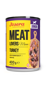  Josera Meat Lovers Junior Kalkun Våtfôr - 6x400g