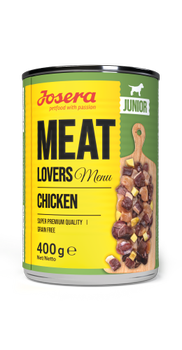 Josera Meat Lovers Junior Kylling Våtfôr - 6x400g (15-30003366x6)
