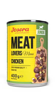 Josera Meat Lovers Junior Kylling Våtfôr - 6x400g