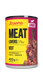Josera Meat Lovers Junior Storfe Våtfôr - 6x400g (15-30003365x6)