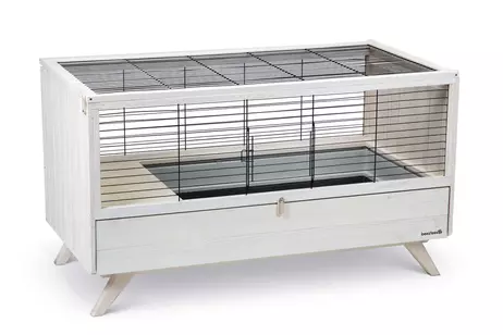  Kanin/Gnagerbur, Hvit - 120cm