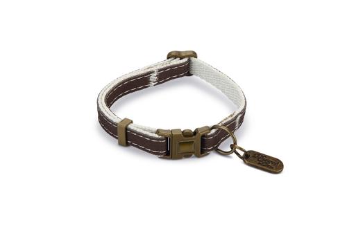 Designed by Lotte Virante Kattehalsbånd,  Brun - 20-30cm (51-730450)