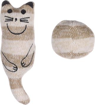  Katteleke Katt med Ball - Brun