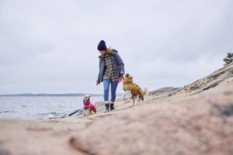 Hurtta Monsoon Regndekken ECO - Rosa (16-H934657-1500033610)