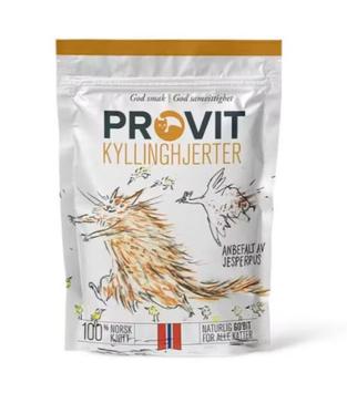  PROVIT Frysetørket Kyllinghjerter til Katt - 40g
