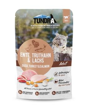 Tundra Pouch And, Kalkun og Laks 16x85g - Våtfôr (50-773x16)
