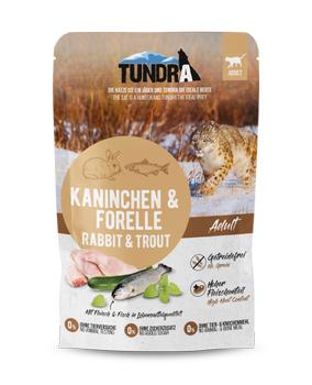 Tundra Pouch Kanin og Ørret 16x85g - Våtfôr (50-772x16)