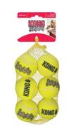  Kong Tennisball med Pipelyd, 6stk - M