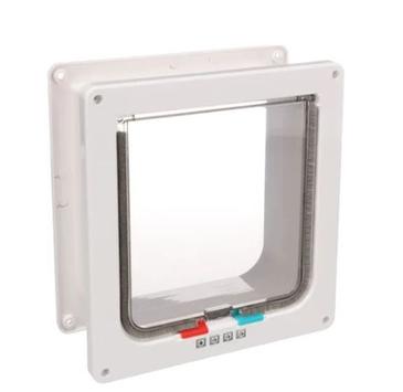  Katteluke 4-veis med Tunnel - Hvit