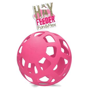 Holland Animal Care Fun and Flex Slowfeeder til Hest, Rosa - 22cm (128-HOOI018M06)
