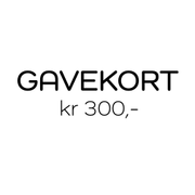  Gavekort Pålydende kr 300,-