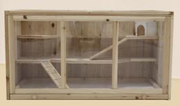 Nettdyret Firkantet Hamsterbur i Tre - 94cm