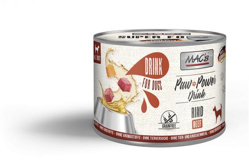 Mac's Paw Power Drink, Storfe Våtfôr til Hund - 200g (50-441)