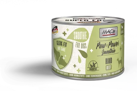  Mac's Paw Power Smoothie, Storfe Våtfôr til Hund - 200g