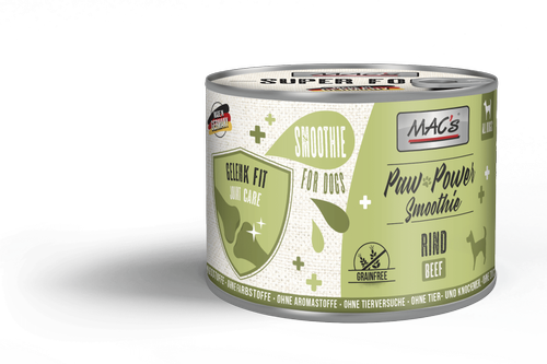 Mac's Paw Power Smoothie, Storfe Våtfôr til Hund - 200g (50-445)