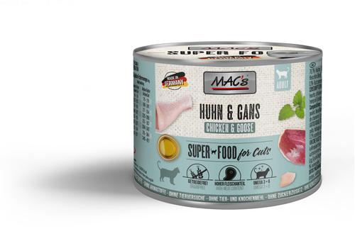 Mac's Super Food for Cats, Kylling og Gås Våtfôr til Katt - 200g (50-885)