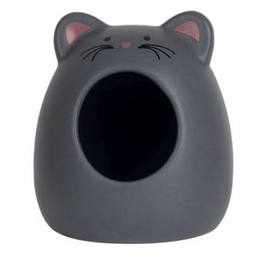  Smådyrhus i Stein, Grå - 12cm