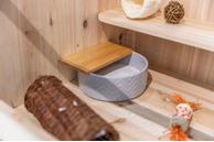 Sandbad i Keramikk og Tre - 24cm (126-63007)