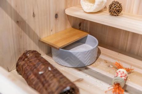 Sandbad i Keramikk og Tre - 24cm (126-63007)