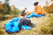 Non-stop Ly Sovepose til Hund - Blå  (44-1821)