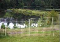 Hundegjerde,  4stk - Hvit (114-401-WH)