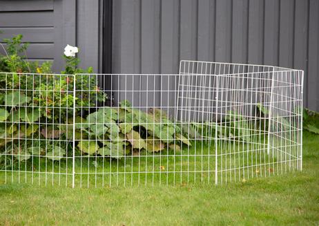 Hundegjerde,  4stk - Hvit (114-401-WH)