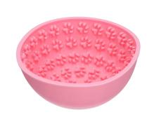  Eat Slow Live Longer Wobble Skål - Rosa