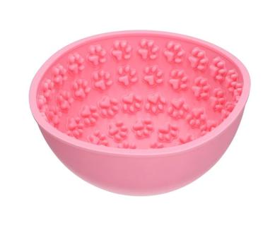 Holland Animal Care Eat Slow Live Longer Wobble Skål - Rosa (128-EATS064I)