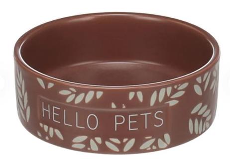  Mat- og Vannskål til Hamster, Brun - 100ml