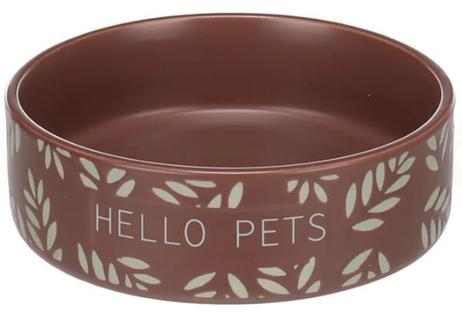  Mat- og Vannskål til Kanin, Brun - 330ml