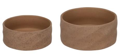  Hasel Mat- og Vannskål til Hund - Brun