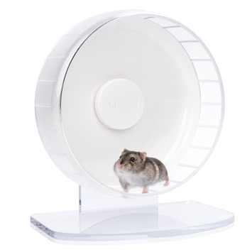  Niteangel Super-Silent Hamsterhjul, Transparent - L