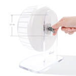 Niteangel Niteangel Super-Silent Hamsterhjul,  Transparent - M (115-A00002)