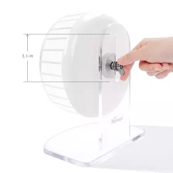 Niteangel Super-Silent Hamsterhjul,  Hvit (115-A00005)