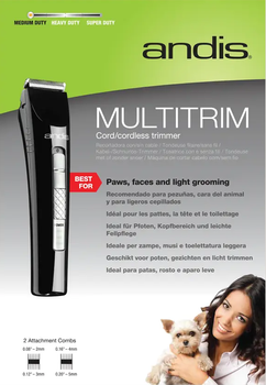 Andis Andis MultiTrim Klippemaskin til Små Områder (9-24575)