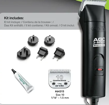 Andis UltraEdge AGC 2-Speed Klippemaskin - Svart (9-24685)