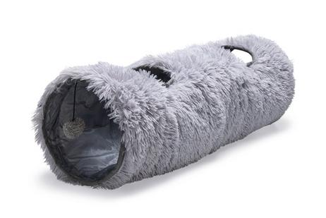  Kattetunnel Nona, Grå - 90cm