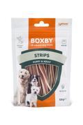 Akudim Boxby Fisk og Kylling Strips - 100g- DATOVARE
