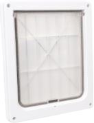  Hundeluke Napoleon, 2-veis lås - Hvit