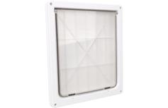  Hundeluke Josephine, 4-veis lås - Hvit