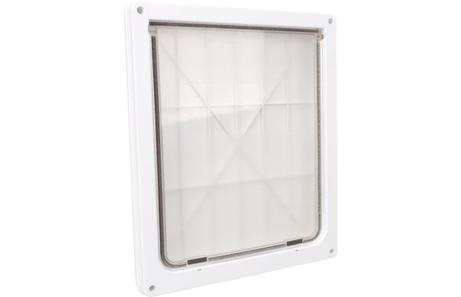  Hundeluke Josephine, 4-veis lås - Hvit