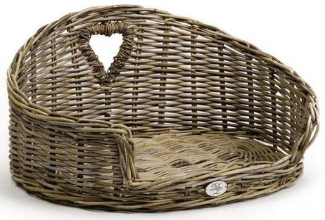 Designed by Lotte Kubu Flettet Hundekurv - 64cm