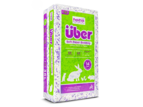  Über Papirstrø med Lavendelduft, Hvit/ Lilla